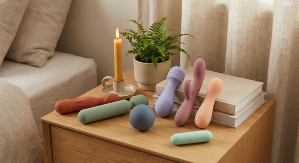 Modern Pastel Adult Toy Color Trend A beautifully designed adult toy in a soft lavender color