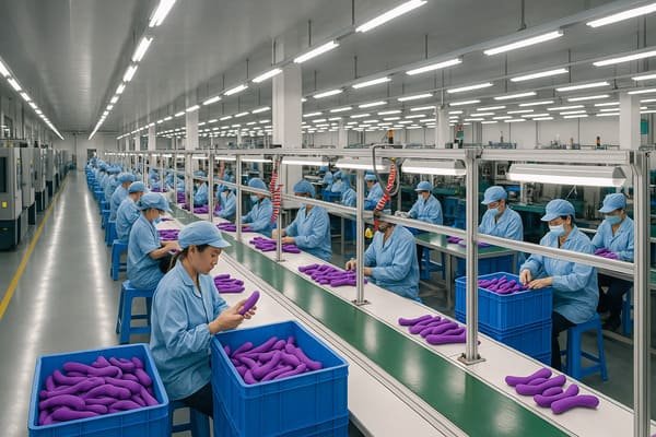 A state-of-the-art manufacturing facility for sex toys in China